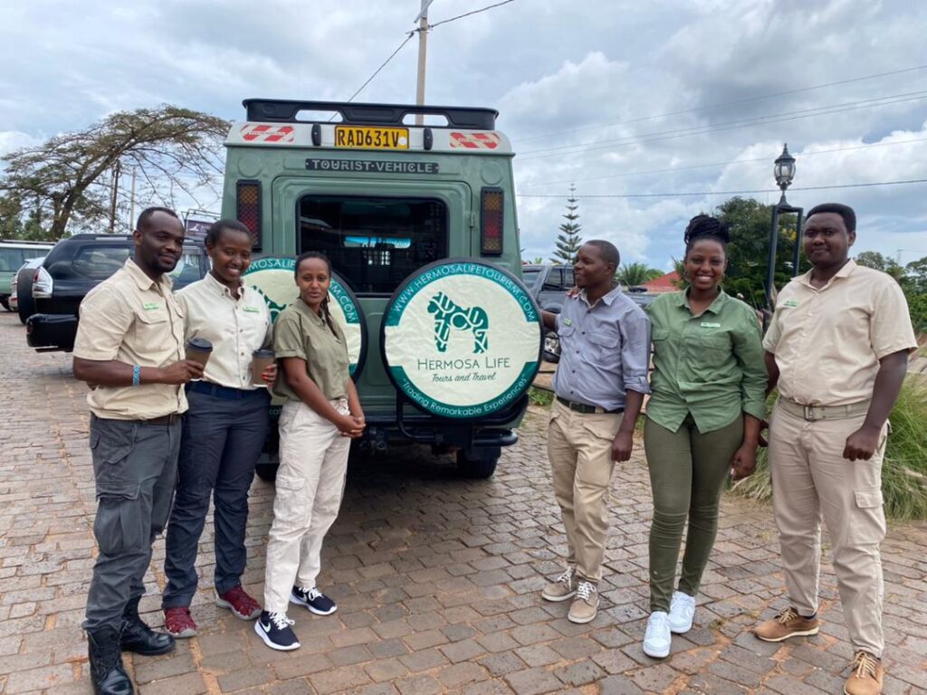 female team traveller rwanda